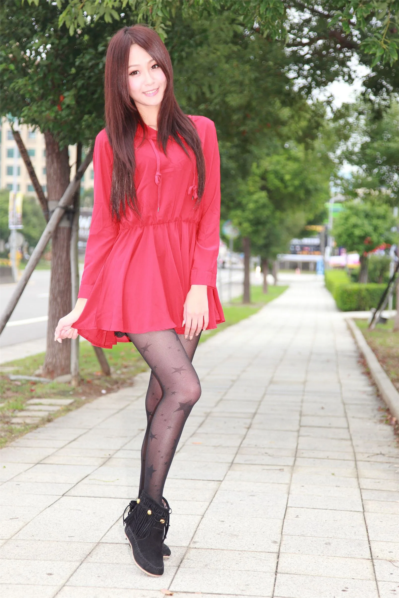 [Buổi chụp ảnh ngoài trời của Beautyleg] Winnie Xiaoxue - Bộ ảnh đường phố tại Sân vận động huyện Tân Trúc. - 3