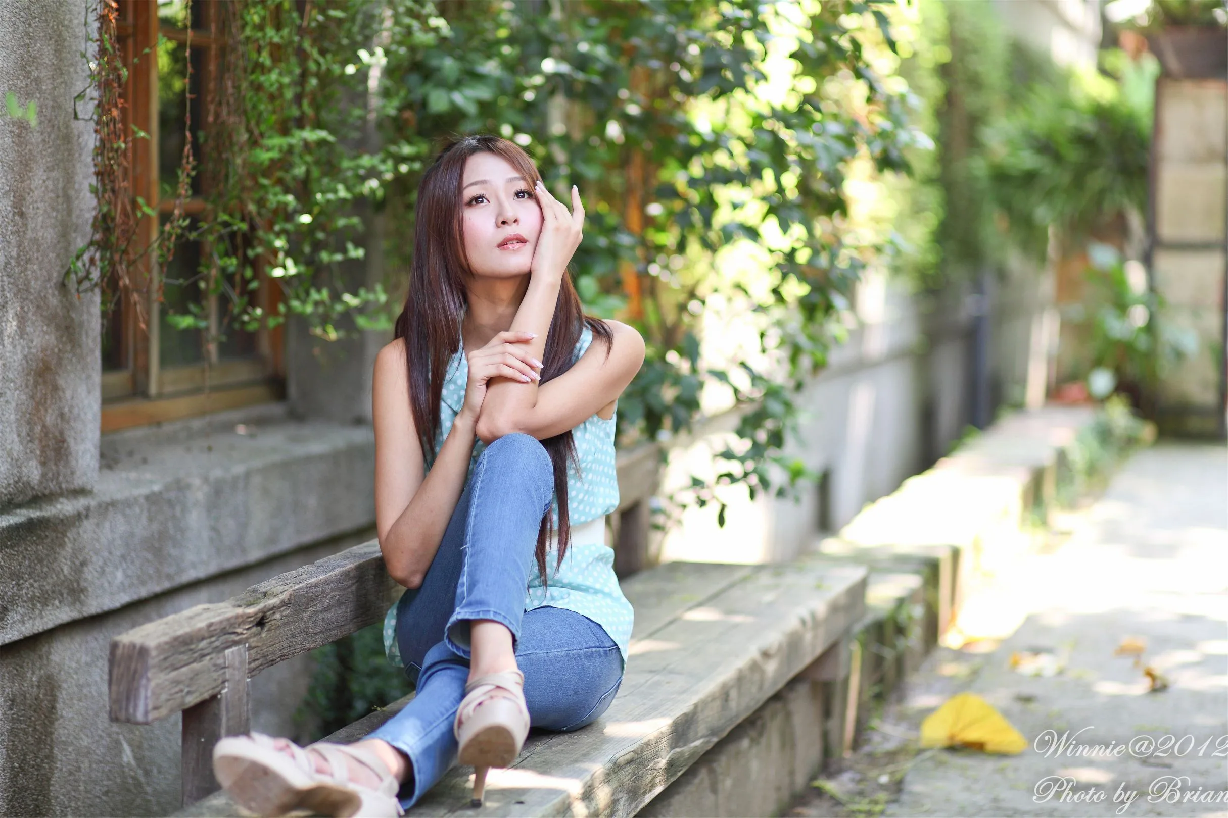 [Phiên bản đặc biệt Beautyleg] Người đẹp rạng rỡ Winnie Xiaoxue - Bộ ảnh chụp trong rừng tre ngoại ô Khu đặc khu Hoa Sơn - 33
