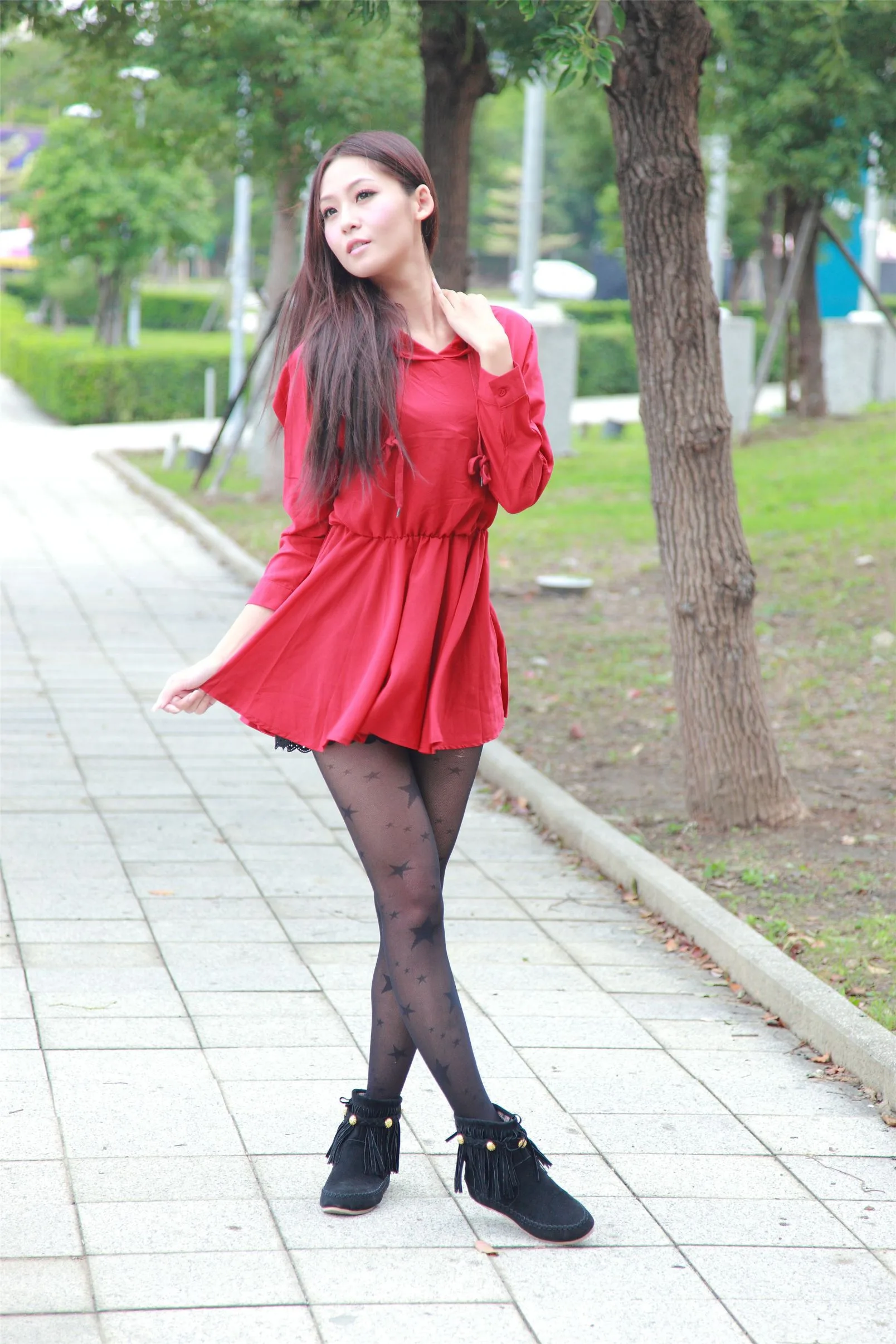 [Buổi chụp ảnh ngoài trời của Beautyleg] Winnie Xiaoxue - Bộ ảnh đường phố tại Sân vận động huyện Tân Trúc. - 6